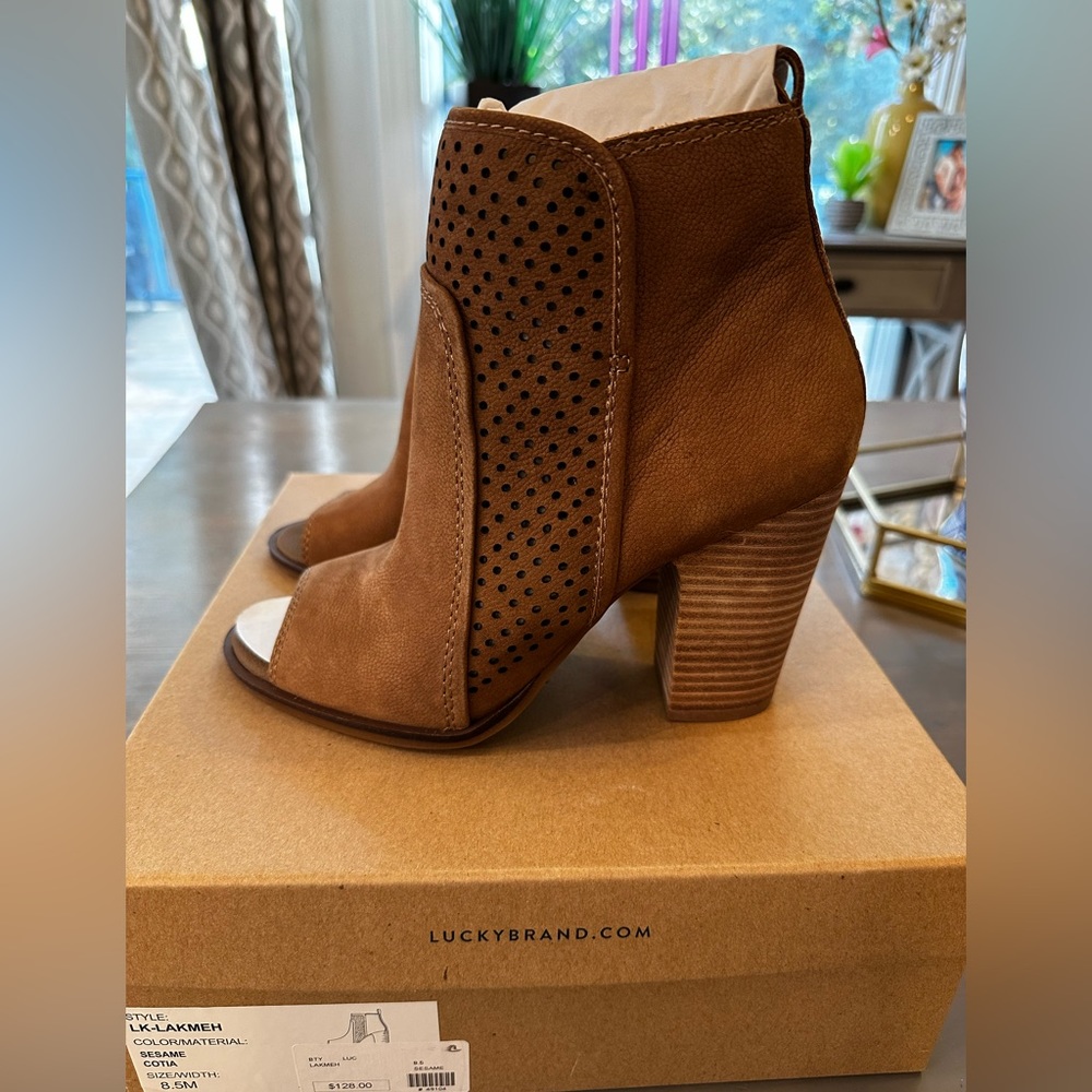 Lucky Brown Booties brand new